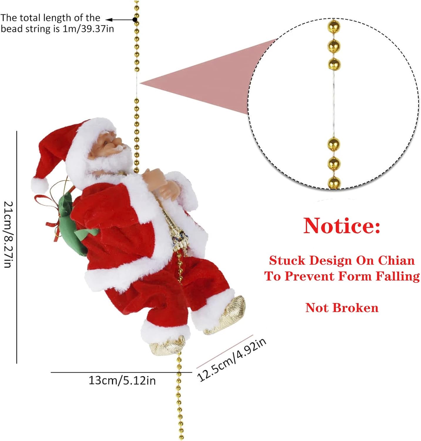 Climbing Santa Claus Doll