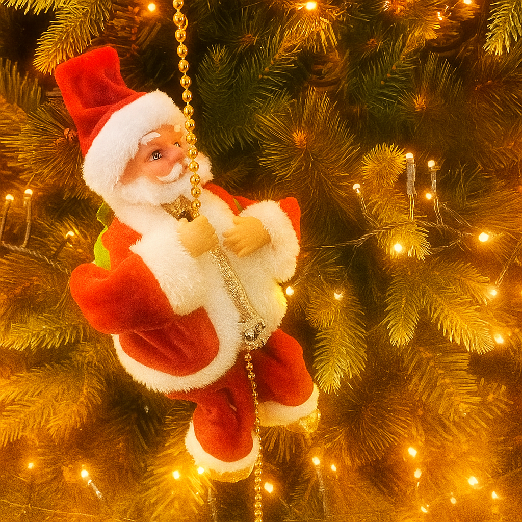 Climbing Santa Claus Doll